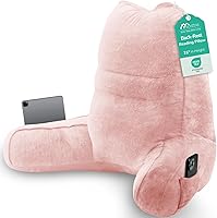 Vista 59 de Sasttie Almohada de lectura para sentarse en la cama, de espalda, respaldo para silla de apoyo, artículos esenciales para dormitorio universitario