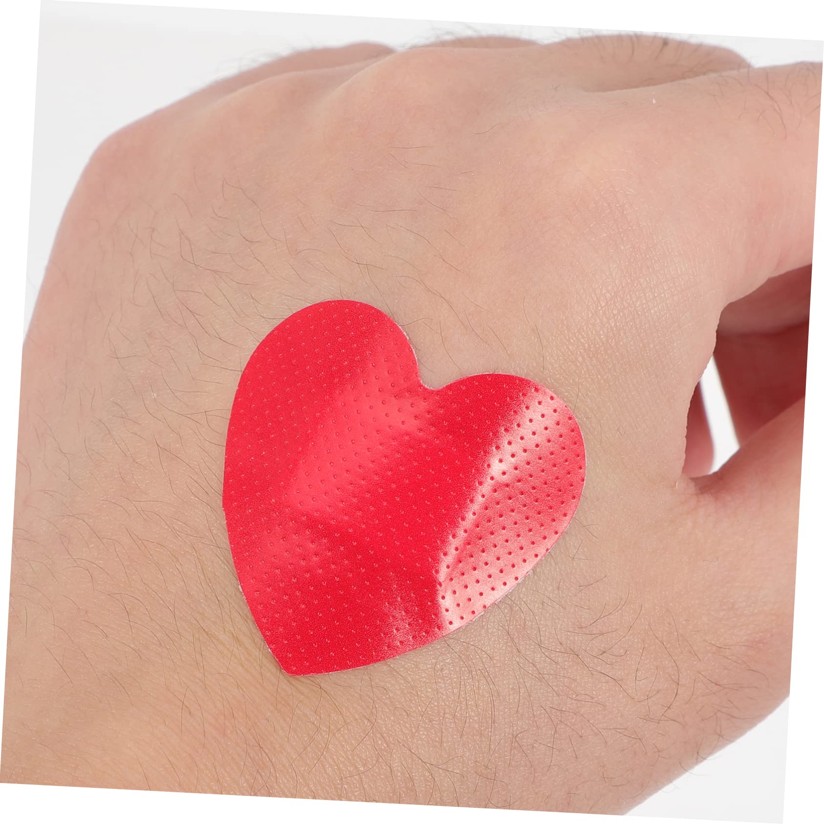 150 piezas Apósitos Adhesivos Forma de Corazón Transpirables Vendajes Elásticos Impermeables para Heridas Parches de para Adultos