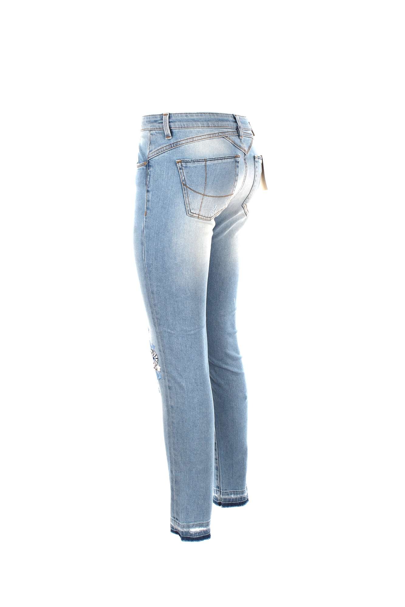 Pinko 1818AB Pantalone Donna Iper-Skinny Blue Denim Jeans Woman