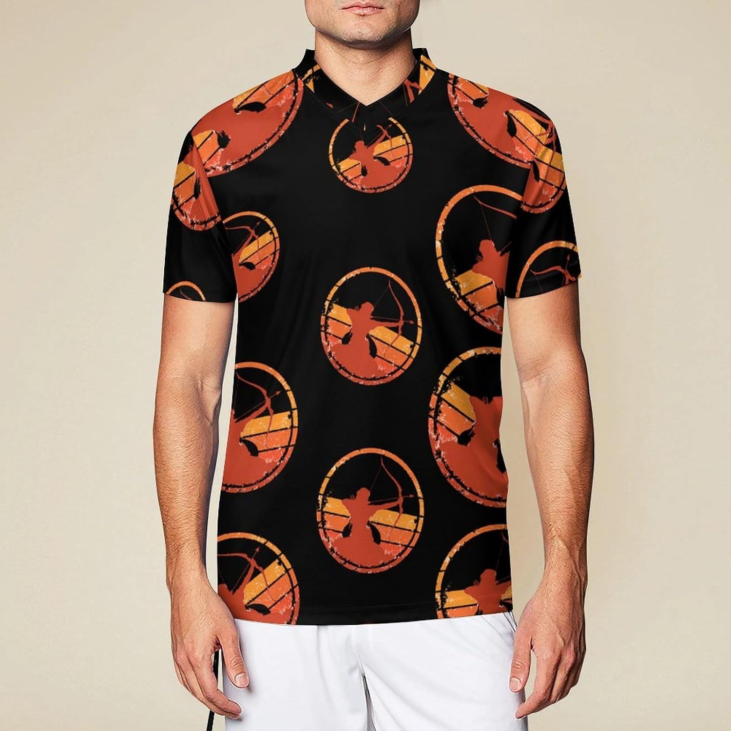 Vintage Archer Archery Soccer Jersey Football Shirt Athletic Sports T-Shirt Personalized for Men Women