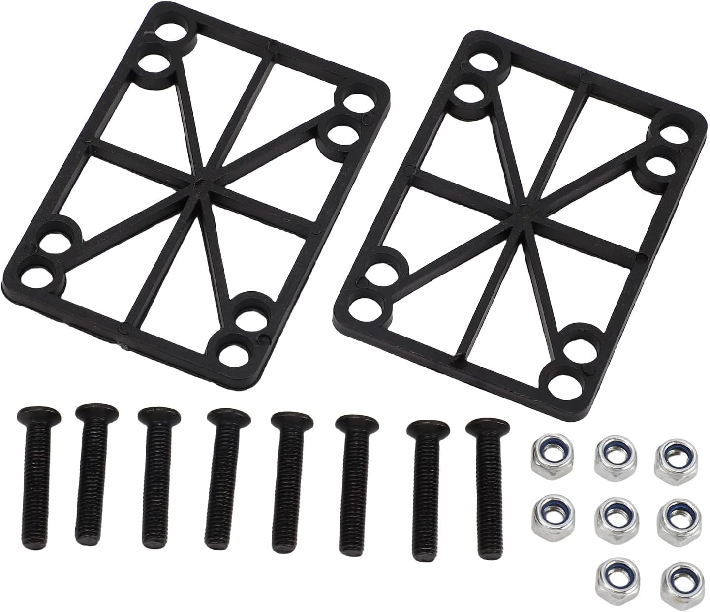 7 Inch Skateboard Bridge, Heavy Duty Aluminum Alloy Longboard Trucks for Dancing Longboards, with Full Set of Washers Screws and Nuts