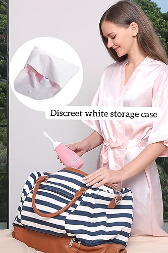 Miniatura 4 de Sistema de limpieza vaginal natural, libre de BPA y PVC, compatible con DMSO / MMS, rosa