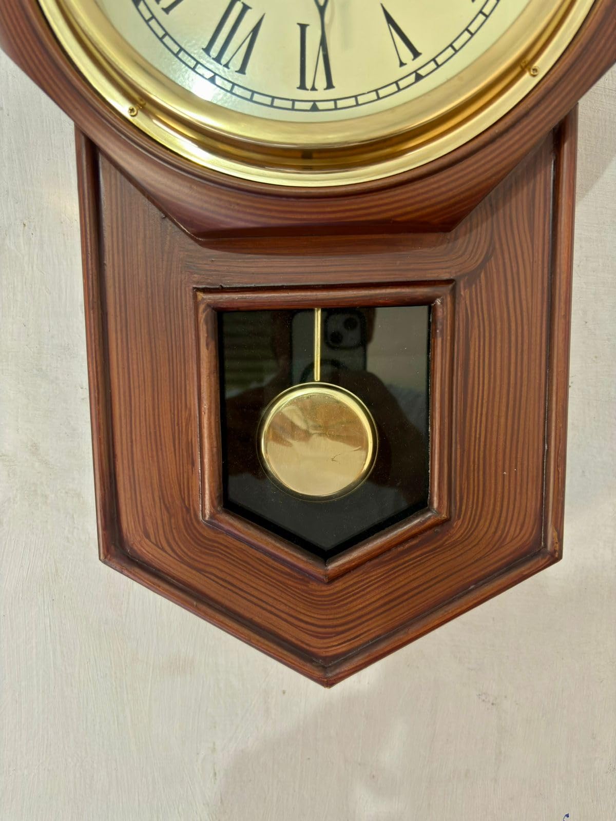 Franklin & Murphy Vintage Wall Clock - Pendulum & Roman Numerals -4 Franklin & Murphy Vintage Wall Clock - Pendulum & Roman Numerals -4