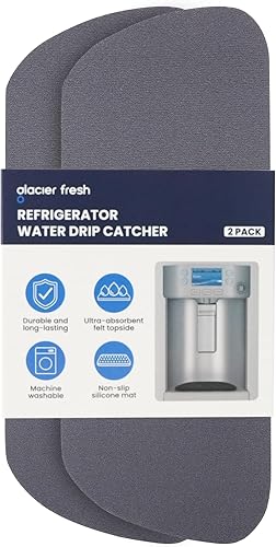 Miniatura 6 de GLACIER FRESH XWF - Repuesto para filtro de agua para refrigerador GE XWF y colector de goteo para refrigerador cortable
