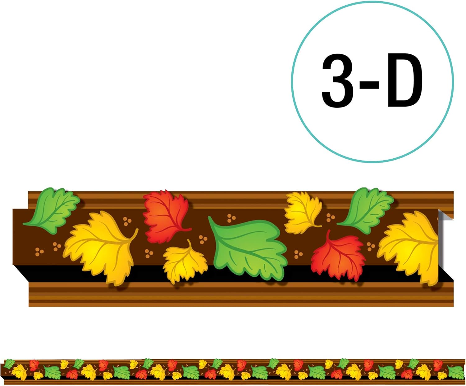 Hоttеѕt Sаlе Carson Dellosa – Autumn Leaves Pop-Its Straight Borders, 3D Fall Classroom Décor, 8 Strips