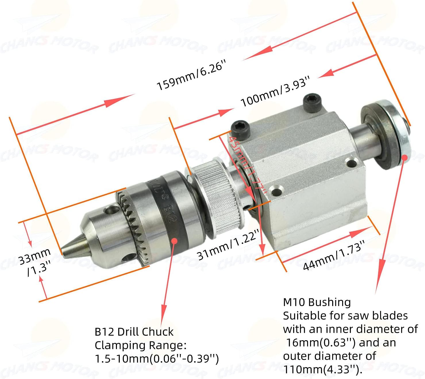 CHANCS 775 DIY Electric Table Saw Mini Circular Saw Cordless DC 24V 12000RPM PWM Speed Controller Output Voltage DC 9-60V