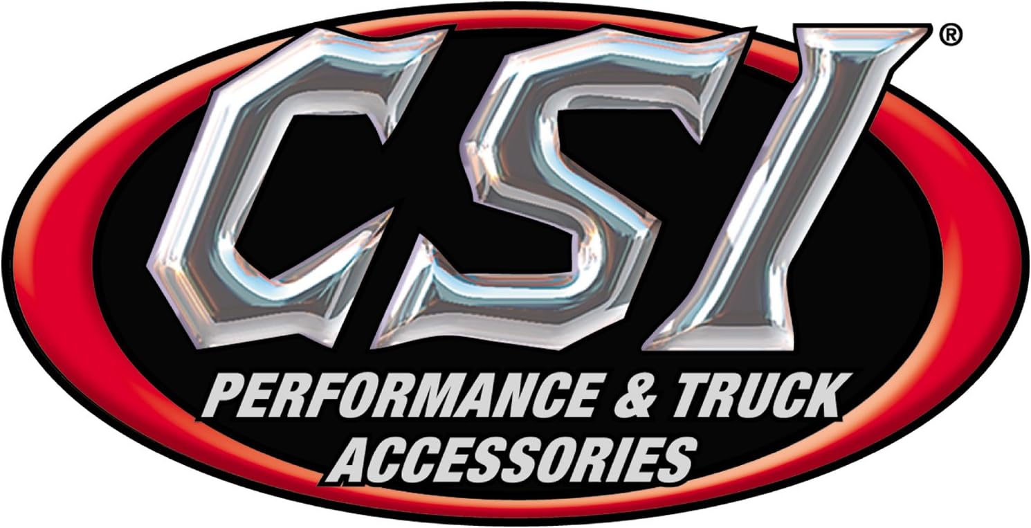 CSI Accessories 102200 Class III Trailer Hitch Ball Mount - 8" Drop, 5000 lb Towing, 500 lb Tongue, 2" Receiver, All Steel, Black Powder Coat