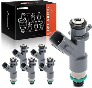 A-Premium Fuel Injectors Set of 6 Compatible with Honda Accord 2008-2016, Crosstour 2012, Accord Crosstour 2010-2011 & Acura MDX 2008-2013 2018-2020, RDX 2013-2018, TSX 2010-2014, TL, ZDX, RL