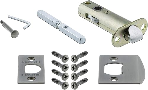 Miniatura 8 de Nostalgic Warehouse New York Plate Passage - Pomo de puerta de porcelana negra en bronce atemporal