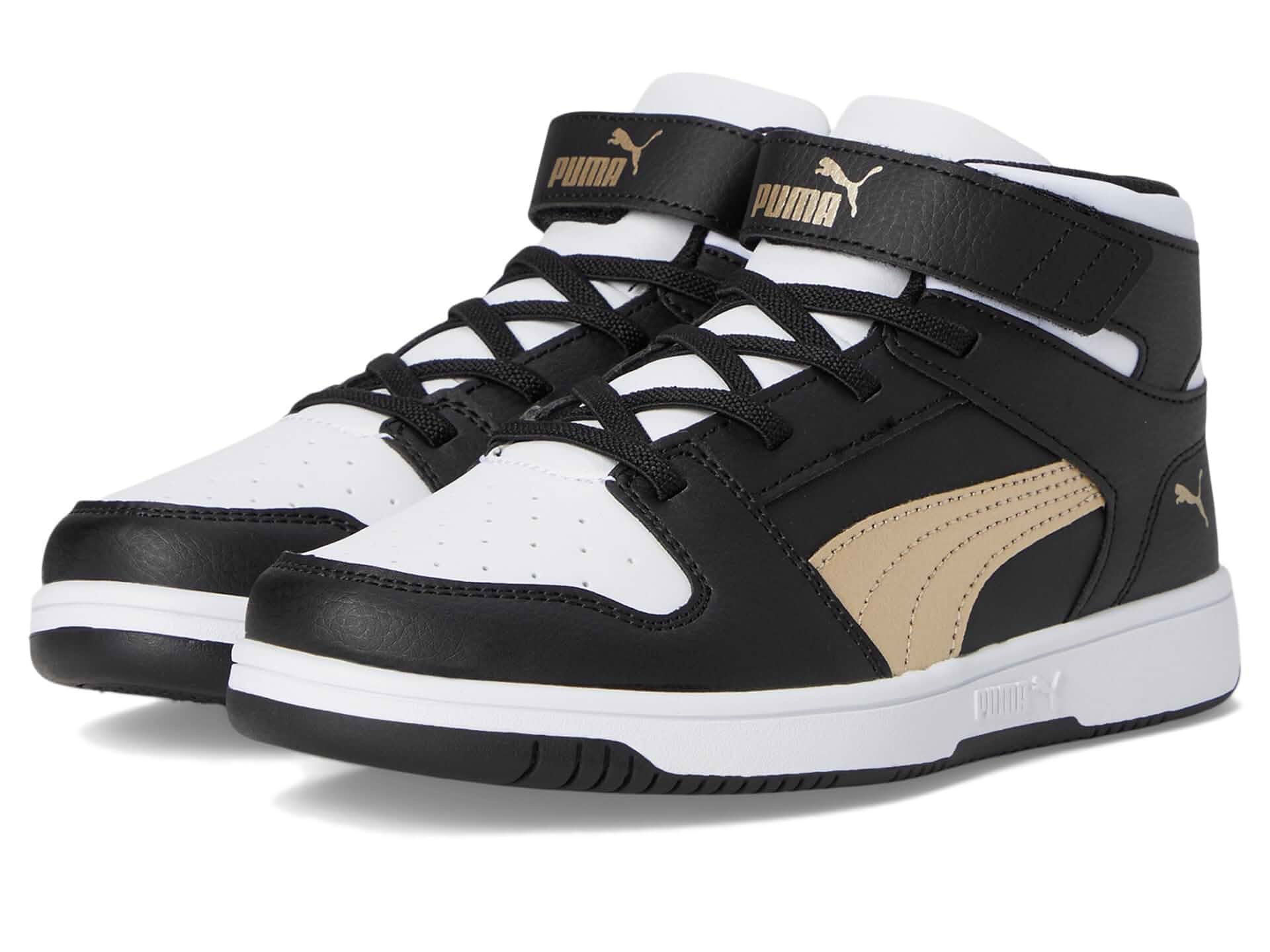 PUMA Unisex-Child Rebound Layup Mid Shoes | Casual Shoes