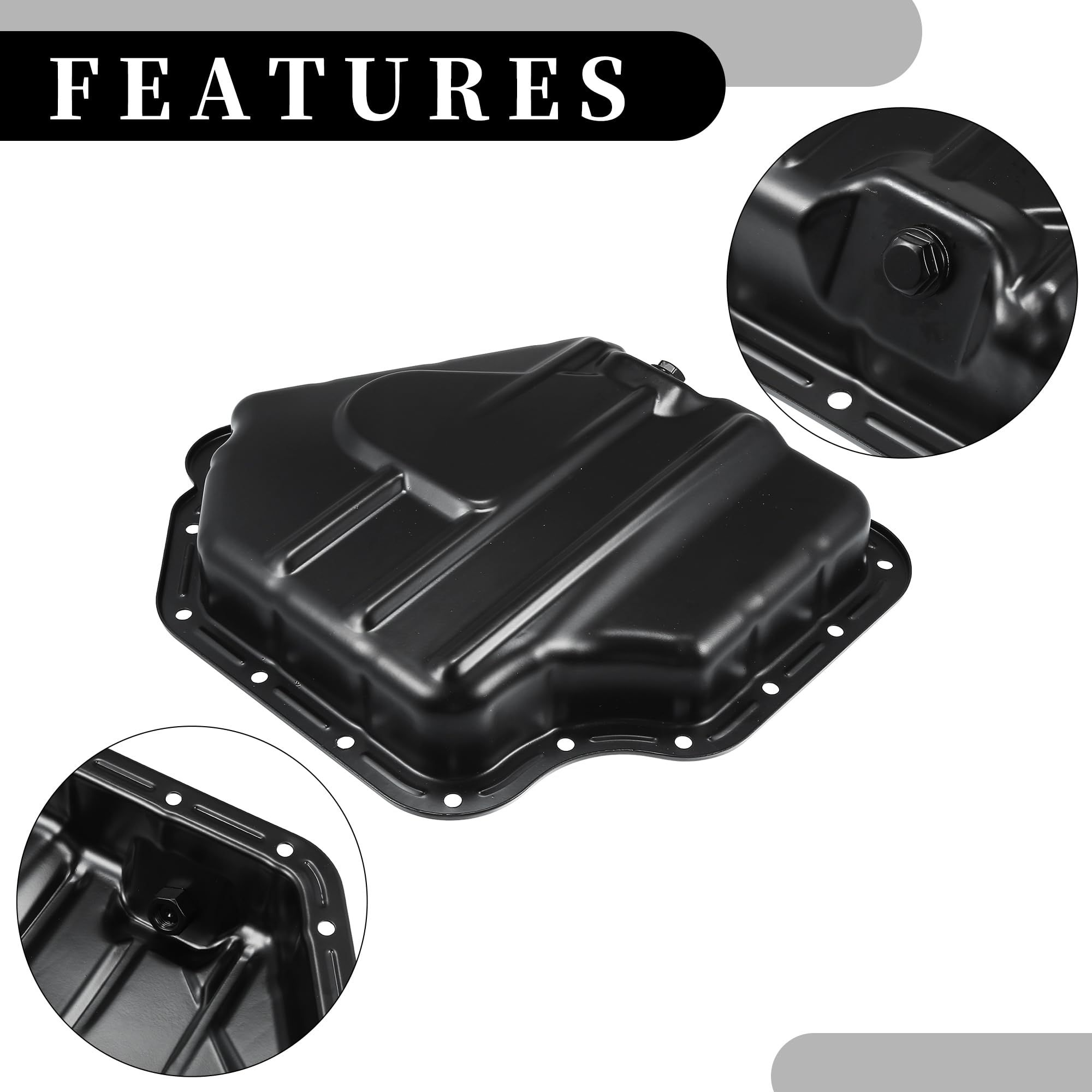 【PAN☆②】 Amazon.com: uxcell Engine Oil Pan Transmission Oil Pan for