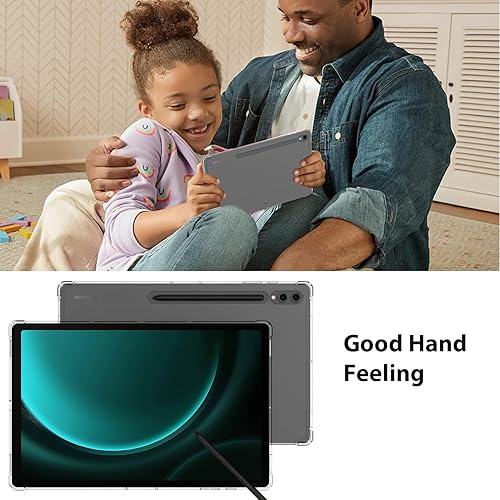 Miniatura 2 de Zeking Funda para Samsung Galaxy Tab S9 FE, ultra transparente, suave, flexible, transparente, TPU, contraportada para Galaxy Tab S9 FE (X510/X516)