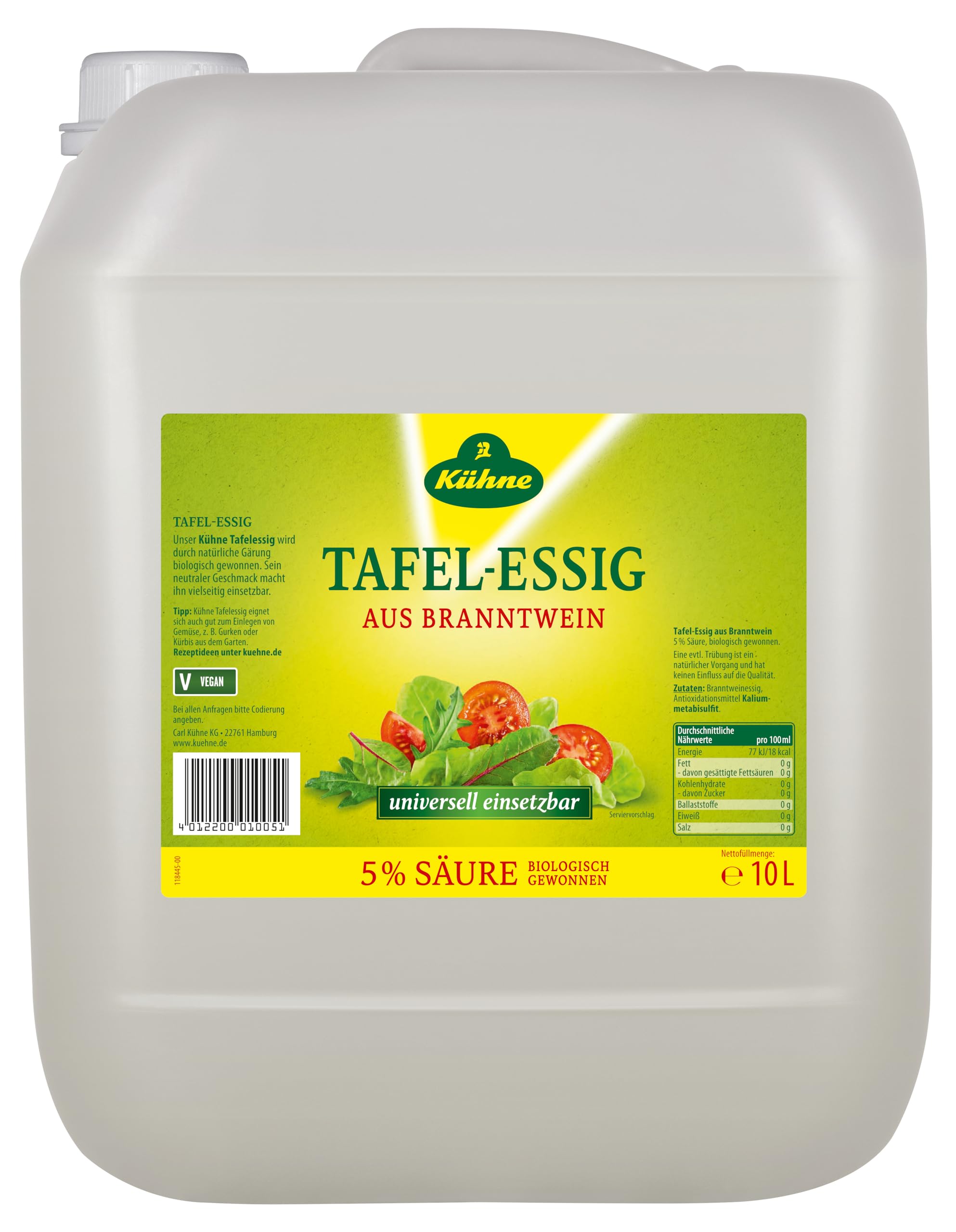 Kühne Tafelessig 5%, 10l