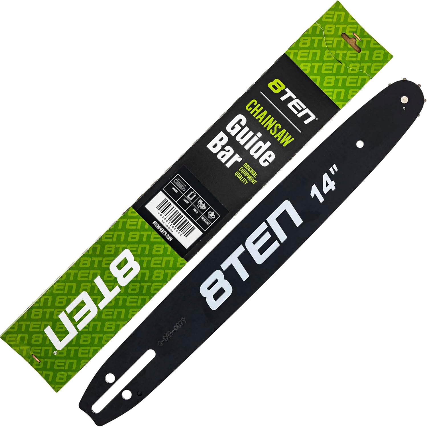 8TEN 14 Inch Chainsaw Guide Bar .043 .325 59DL Chain for Husqvarna 535IXP 540IXP T535IXP T540IXP 593914359 Laminated