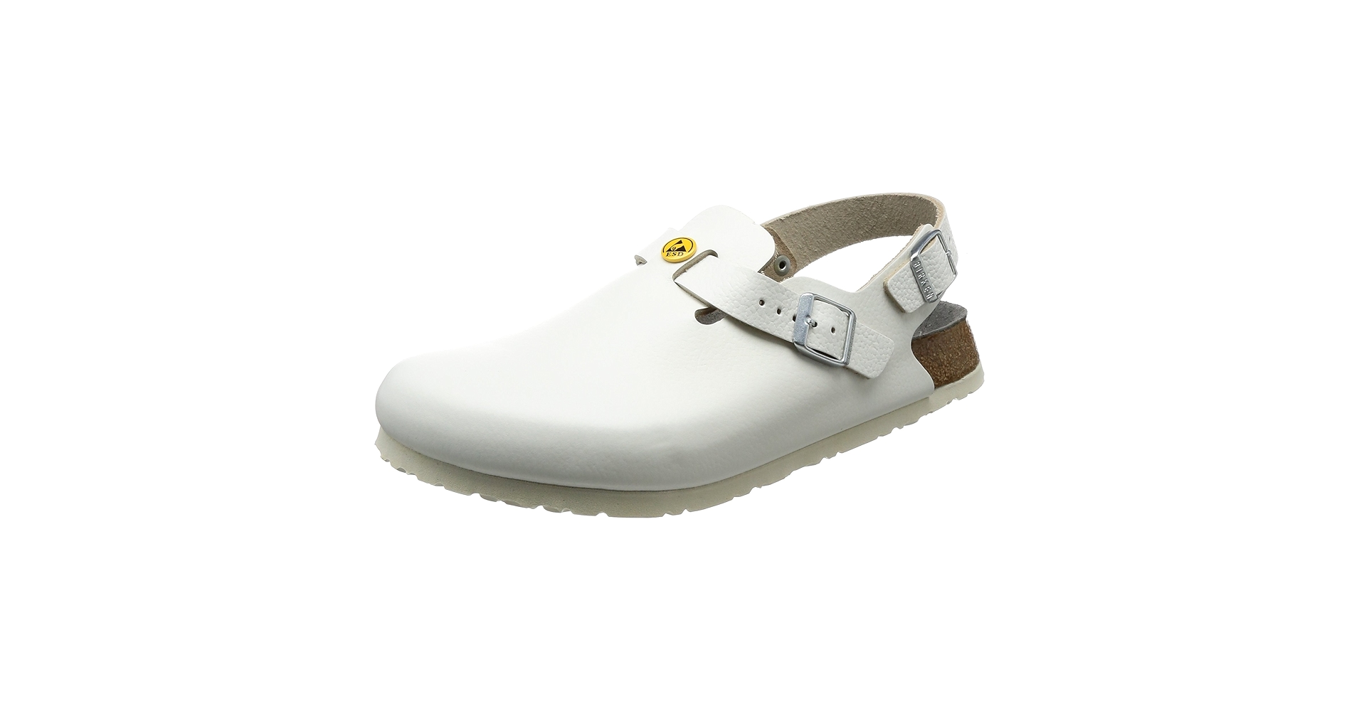 Birkenstock ホワイト レザー シューズ 38 QO700 スムースレザー ホワイト | BIRKENSTOCK