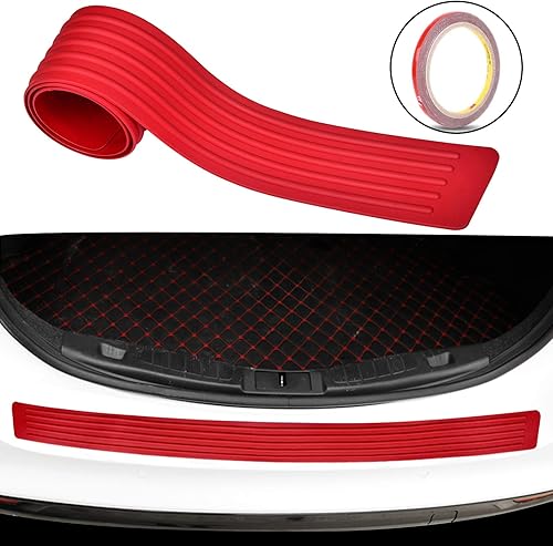 Miniatura 8 de Matericuo Protector de parachoques trasero de automóvil, parche anticolisión, goma antipinchazos, protección universal de entrada de puerta de