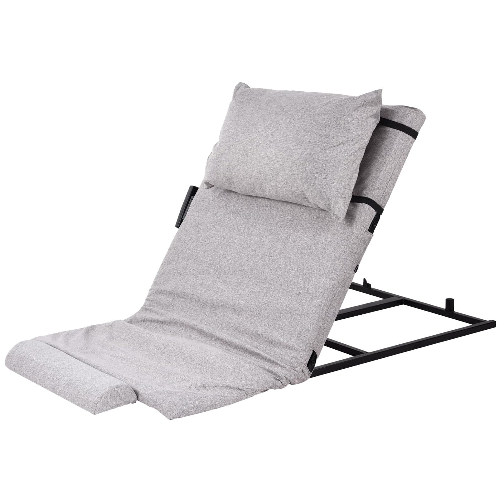 Electric Lift Support Pillow,Adjustable Electric Bed Backrest,Lifting Bed Back Rest,Portable Folding Sit-Up Neck Head And Lumbar Support,for The Elderly The Disabled HalfLength