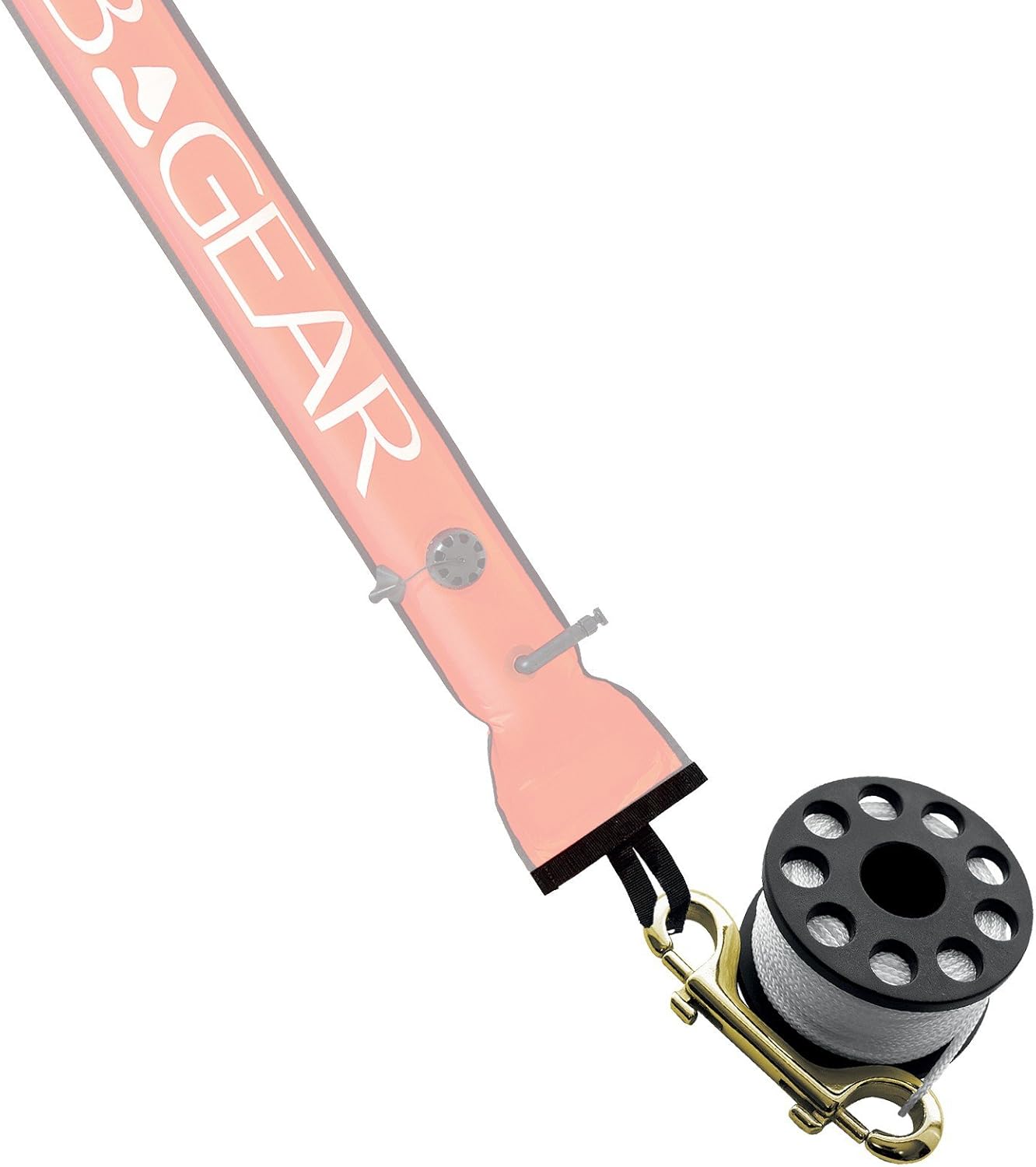 Scubapro Mini Cord Reel Small with Stainless Steel Double Carabiner (Approx. 15 Metres)