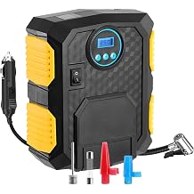 iMounTEK Portable Air Compressor Pump Tire Inflator 12V DC 120W 150PSI 25L/Min Air Flow LCD Digital Display for Car SUV Truck Bicycle and Other Inflatable Devices