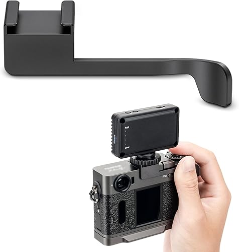 Vista 26 de JJC Agarre de pulgar de metal de lujo para Fujifilm Fuji X-Pro3 X-Pro2 X-Pro1 Xpro3 Xpro2 Xpro2 Xpro1 cámara digital sin espejo soporte pulgar