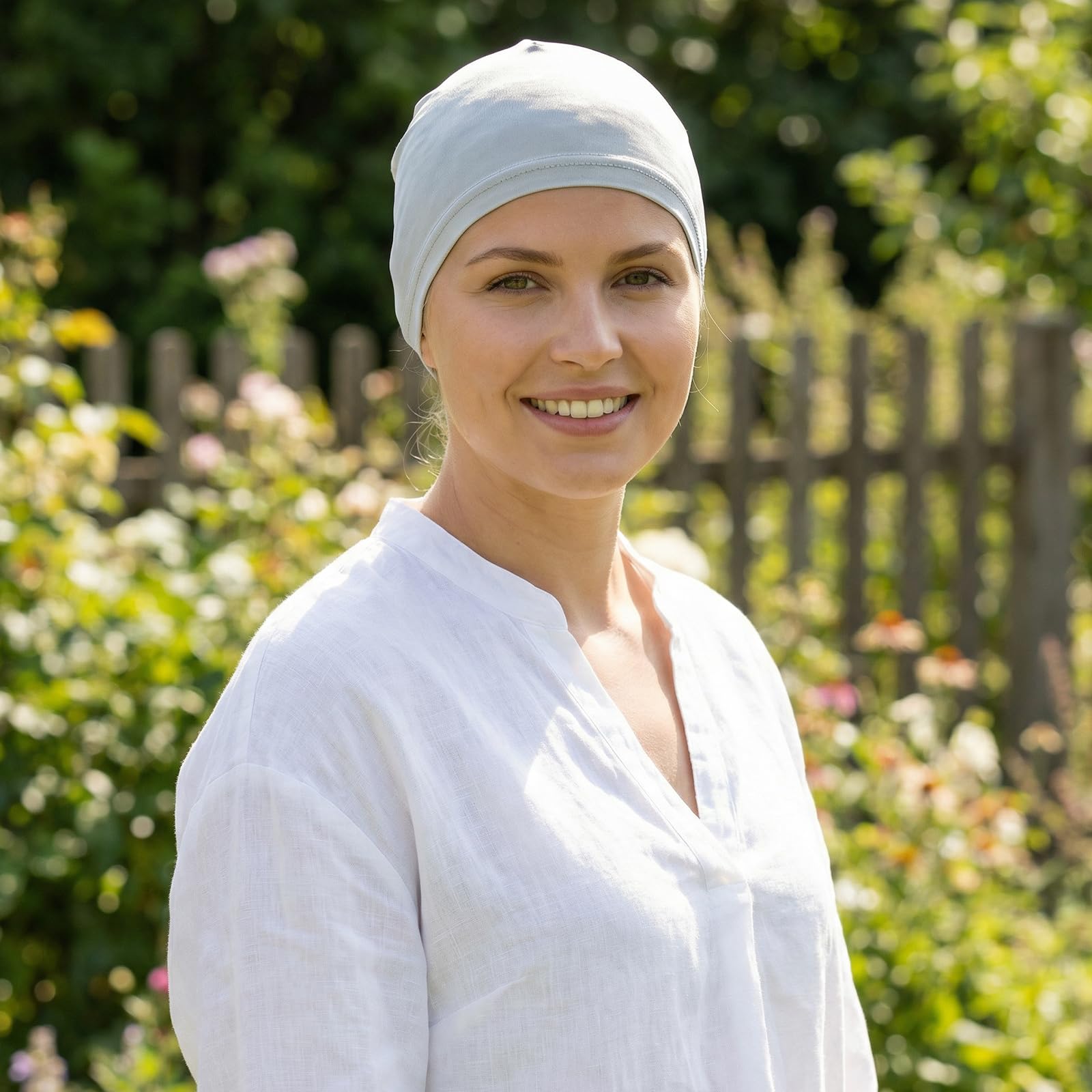 Sibba Chemo Nakrycie głowy dla kobiet, czapka Slouch Beanie, miękka, cienka czapka do spania, turban, nakrycie głowy w przypadku wypadania włosów i łysienia, na wszystkie pory roku