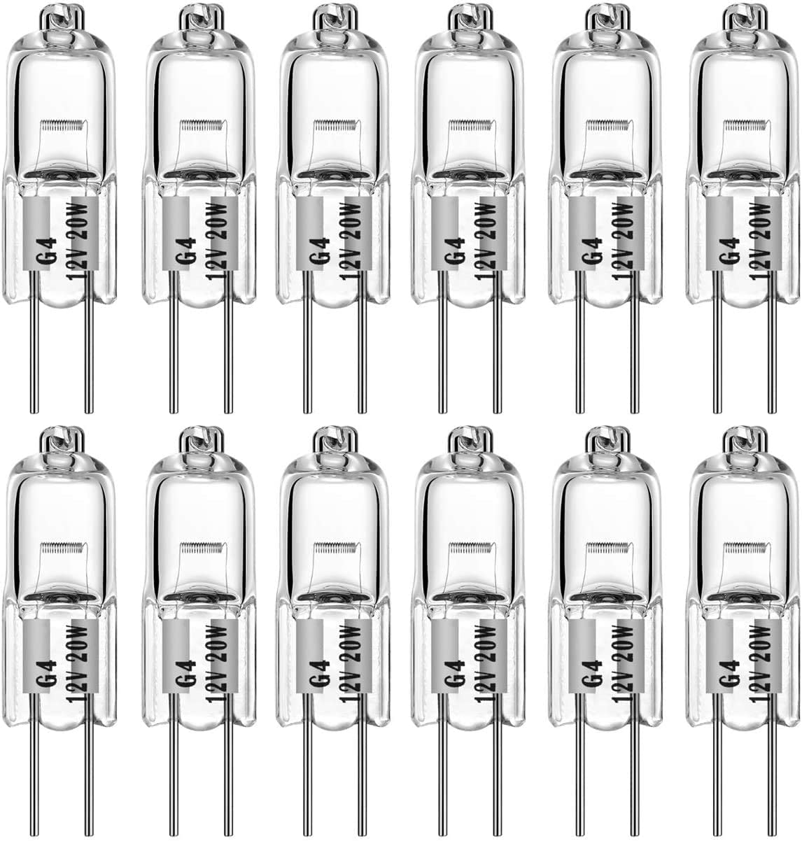 Amazon | 億兆堂 ミニハロゲン G4口金 12個入り 高輝度 長寿命 取付