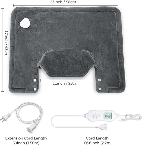 Miniatura 3 de NOWWISH Almohadilla térmica para cuello y hombro, regalos del día de la madre, regalos de cumpleaños para mujeres y hombres, mamá o papá,