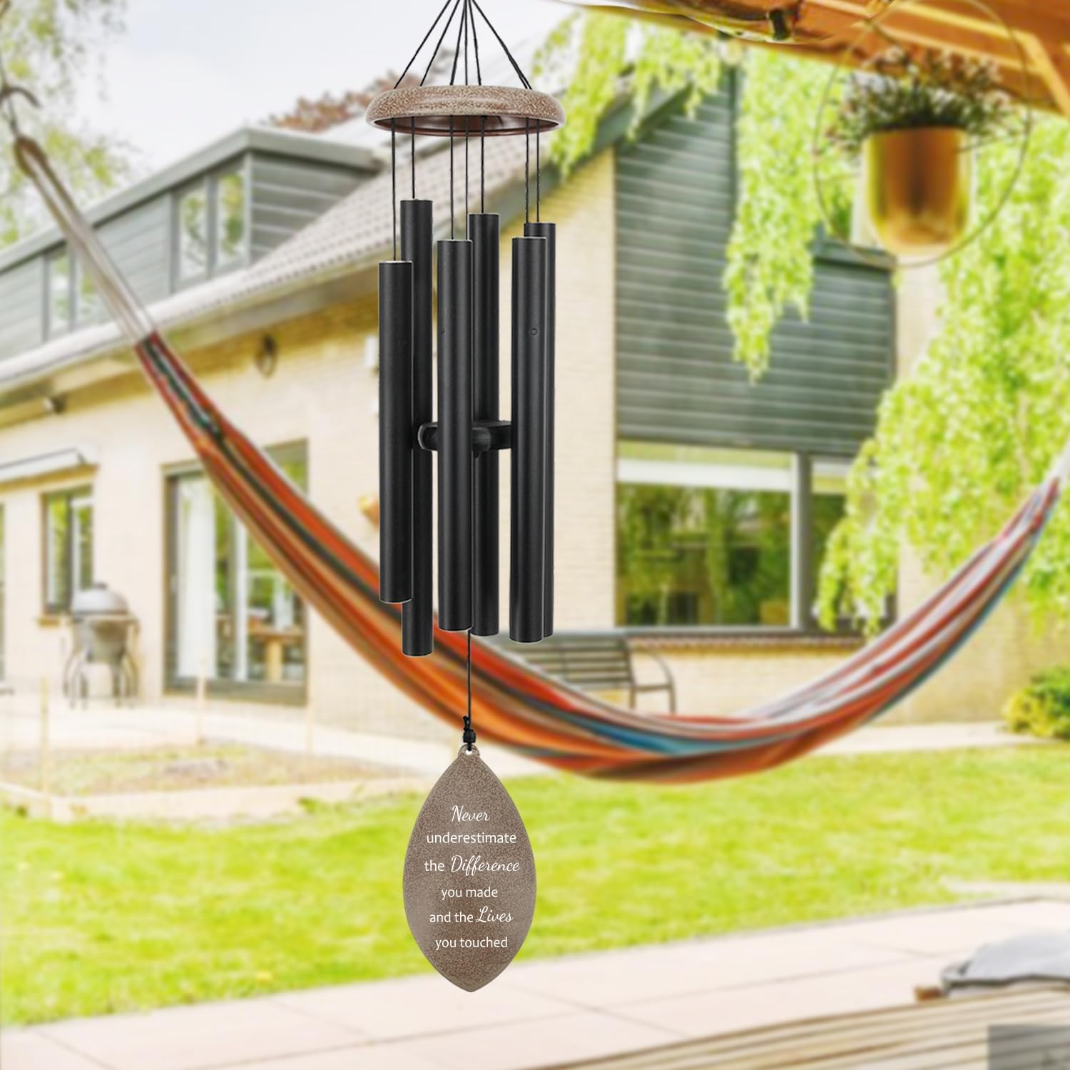 ASTARIN Personalized Happy Retirement Gift, Custom Name Retirement Wind Chimes for Women Men, 35" Large Deep Tone Wind Chime Retire Gifts for Teacher Co-Workers Boss(Produced in USA)