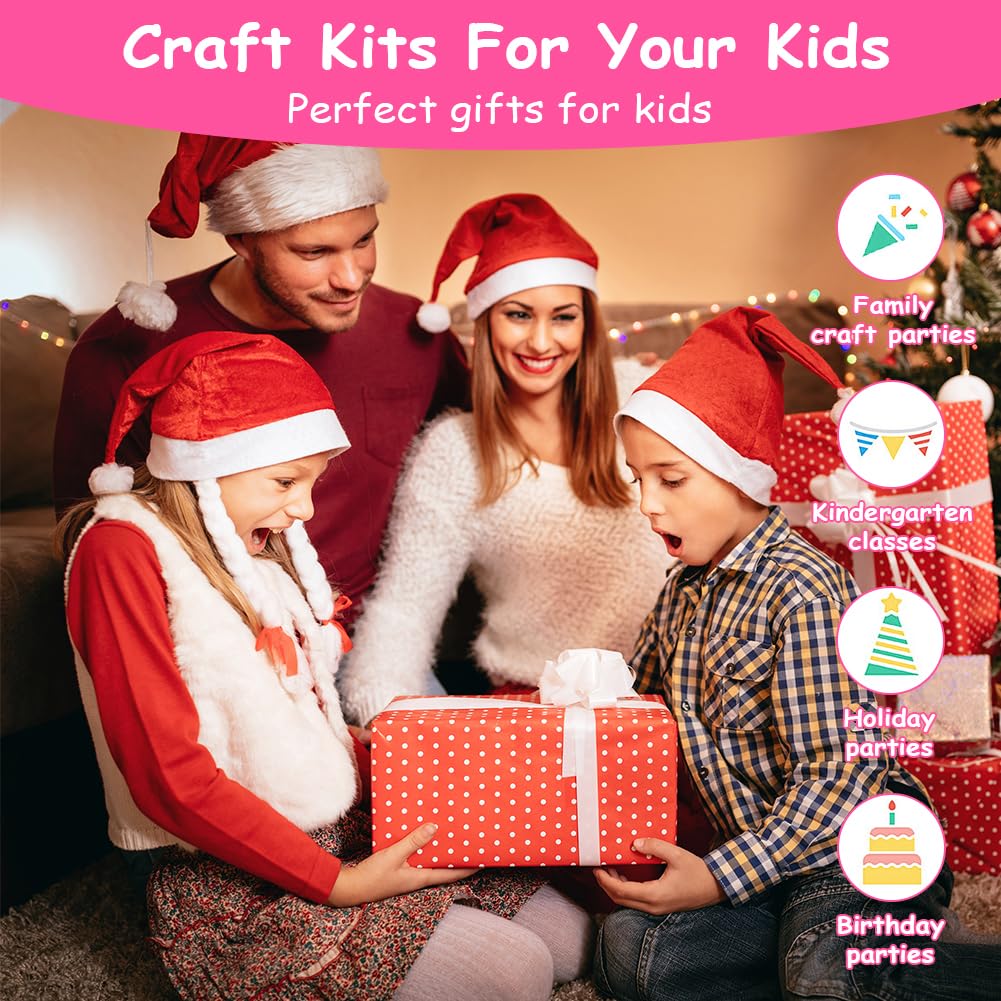 Vicloon Sewing Kit for Kids, 12-Piece Cute Animal Sewing Craft Kits, Fun Stuffed Animal DIY Kits for Kid Learn to Sew Arts and Crafts Kit, Introduction to Sewing Set for Kids Age 5-12 — view 8