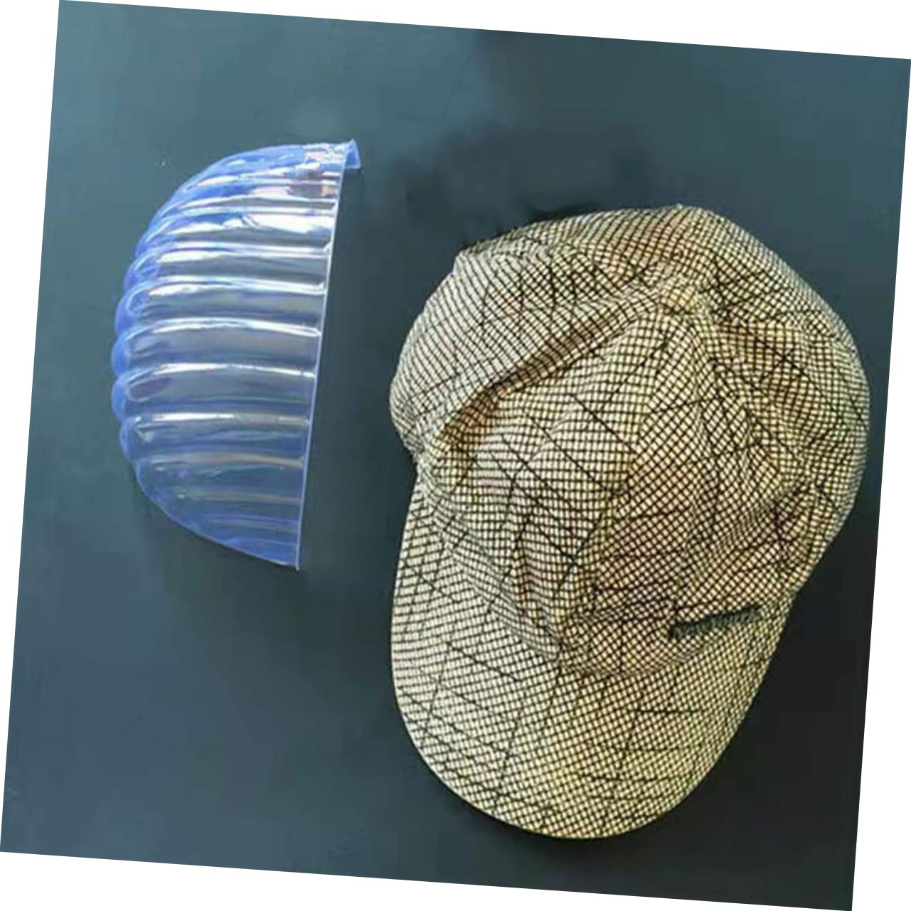 Unomor 50pcs Hat Shaper Insert Hat Inner Support for Baseball Caps and Visors Hat Organizer