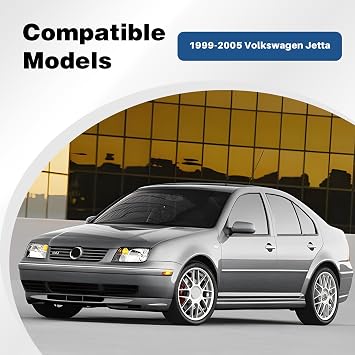CarPartsDepot Front Grille Grill Fits Volkswagen Jetta 99-05 Gray