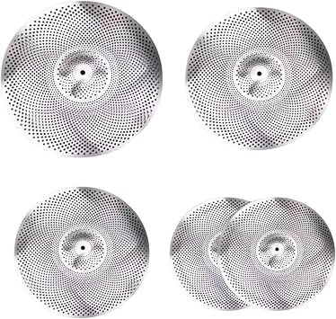 Cymbal Drum Set Includes 14 Hi Hat 16 Crash 18 Crash 20 Ride Quiet Practice Set Low Volume Sound Experience Low Volume Cymbal Pack Quiet Cymbals Practice