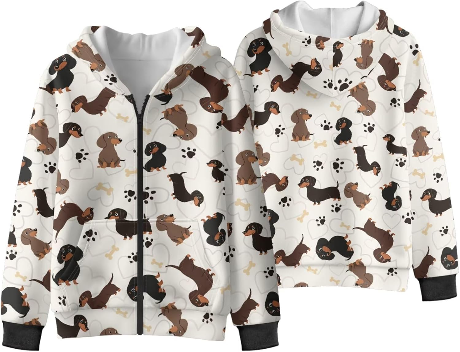 Girls Hoodie Sweatshirt Fleece-Lined Sweatshirt with Pocket Cozy Fall Winter Outwear for Outdoor Activity