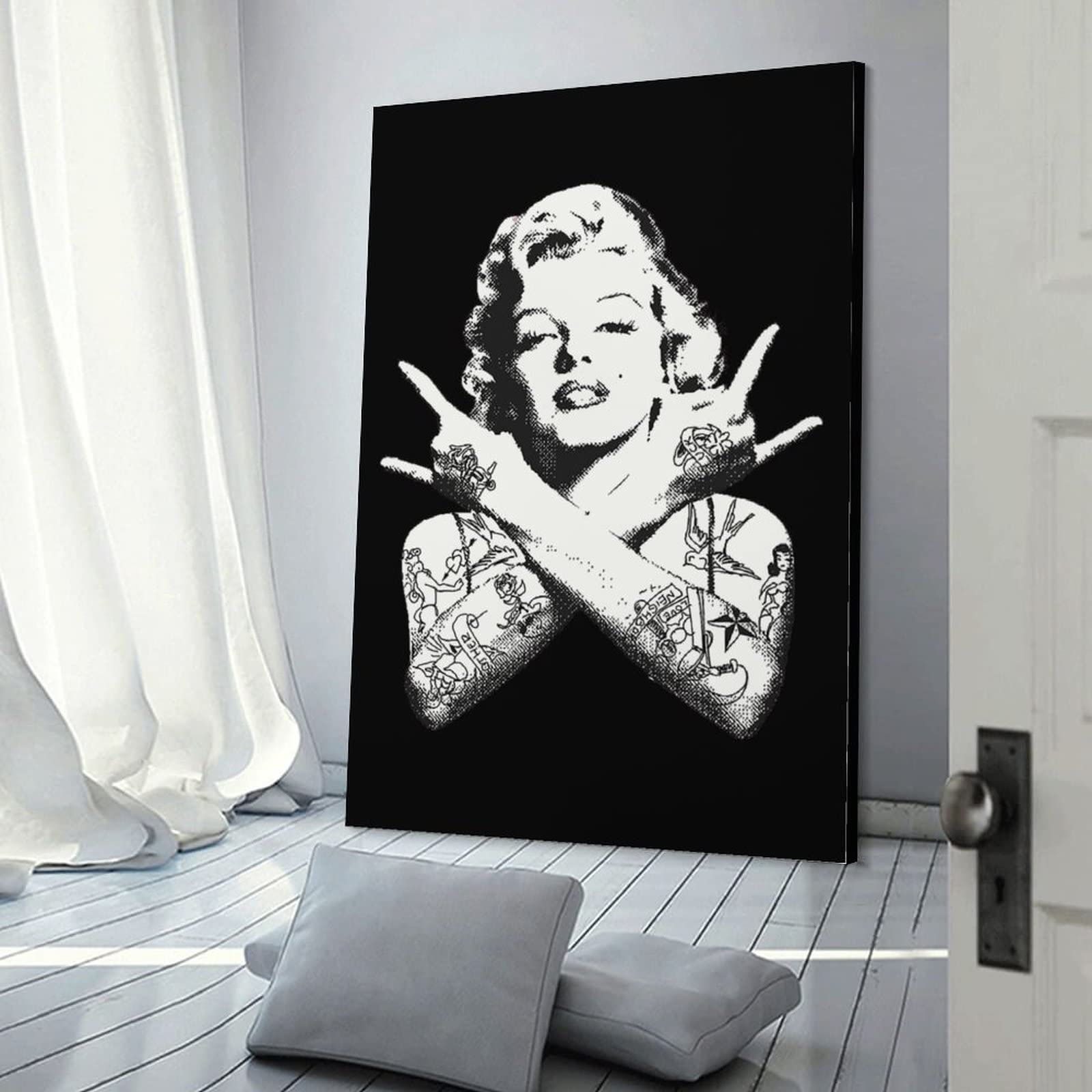 Amazon｜アートパネル 装飾画 Banksy バンクシー マリリンモンロー