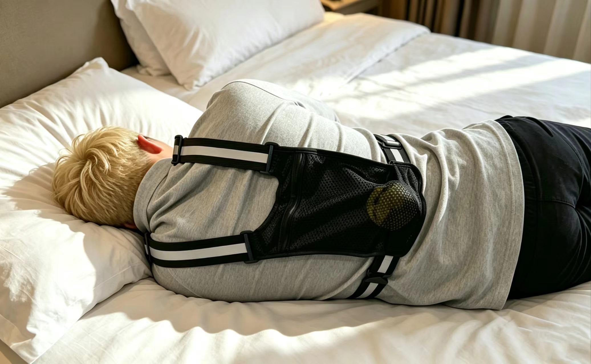 Sleep Position Adjustable Trainer Side Sleeping Training Stop Snore — Amazon image 6