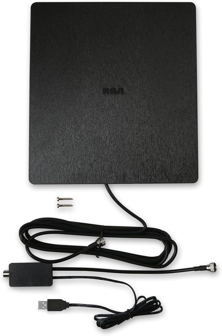 AUDIOVOX Electronics Amplified Indoor Flat Multi-Directional HDTV Antenna