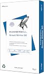 Hammermill Printer Paper, Great White 30% Recycled Paper, 8.5 x 11 - 3 Ream (1,500 Sheets) - 92 Bright, Made in the USA, 086820C