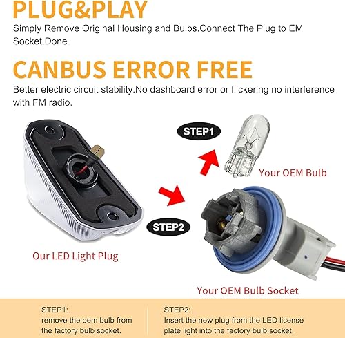 Miniatura 2 de POPMOTORZ Luz LED de marcador de techo de cabina para Dodge RAM PROMASTER 1500 2500 3500 2014-2023 Luces de circulación delantera superior con lente