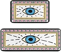 Vista 9 de Juego de 2 alfombras de cocina de gallo, antideslizantes, lavables, para el suelo de la cocina, tapete de cocina con temática de gallo