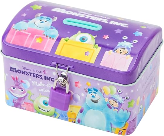 Amazon ティーズファクトリー T S Factory 貯金箱 ディズニー ピクサー 鍵付き モンスターズインク パープル 0306 029 貯金箱 おもちゃ