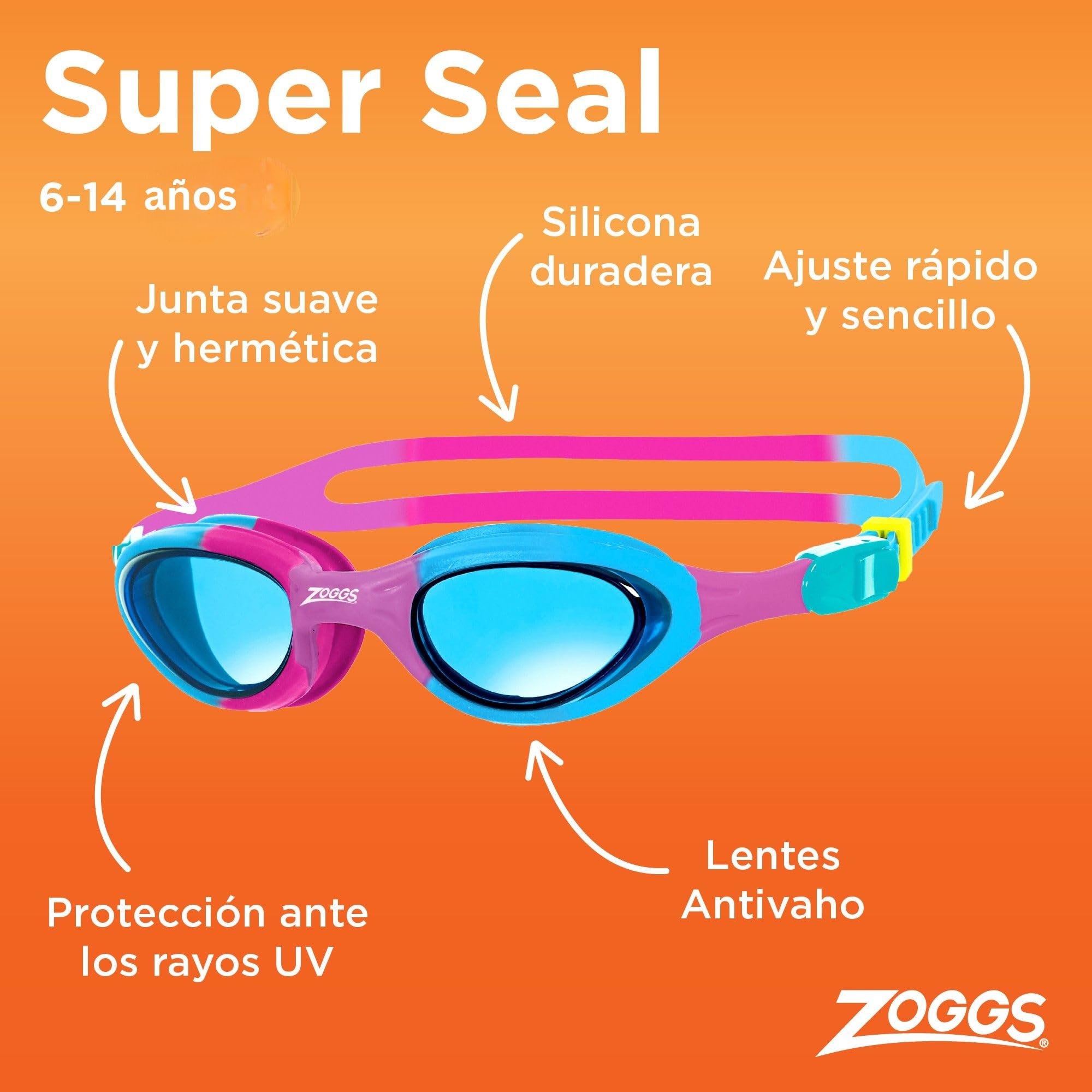 Zoggs Kids Super Seal Junior antivaho Gafas de natación - 3