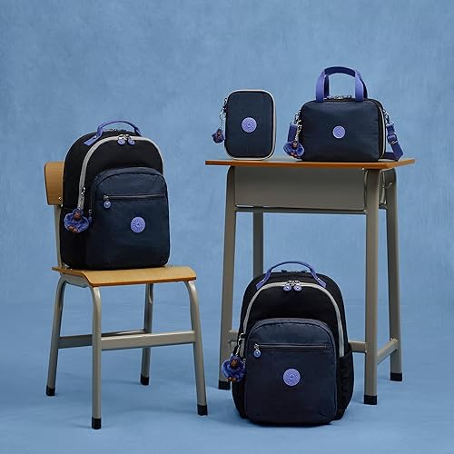 Vista 56 de Kipling - Estuche impreso para 100 bolígrafos para mujer, accesorios de organización, suministros de arte, maquillaje, organizador de viaje Aqua