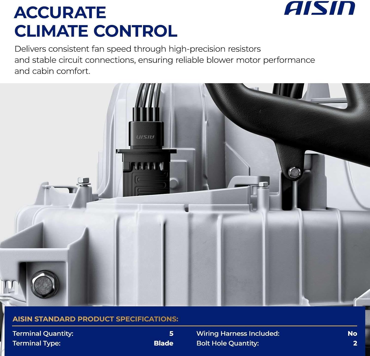 AISIN AFTERMARKET BMRCH-00368 HVAC Blower Motor Resistor
