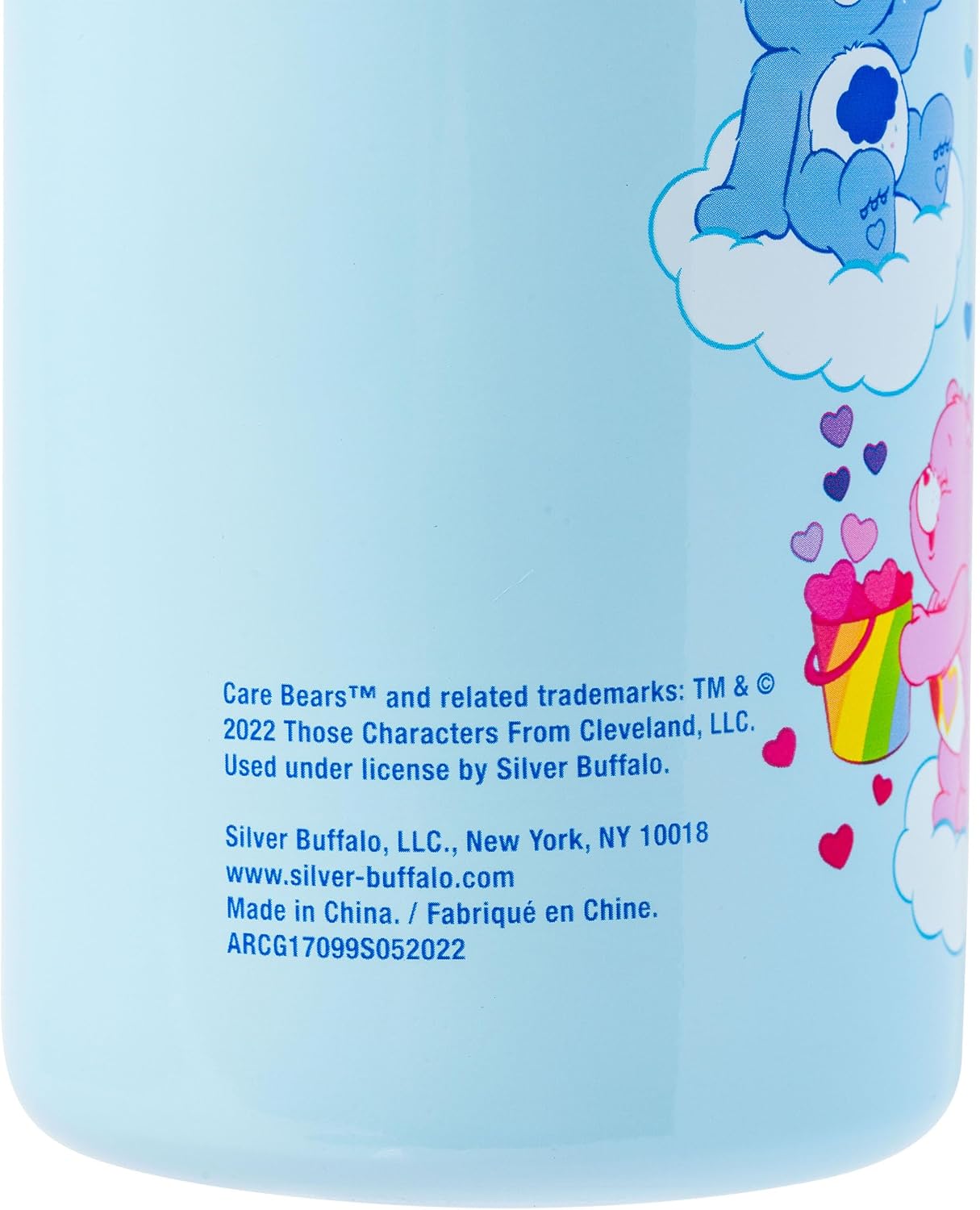 Silver Buffalo Care Bears Sun Shower, Stainless Steel Water Bottle, 27oz image 5