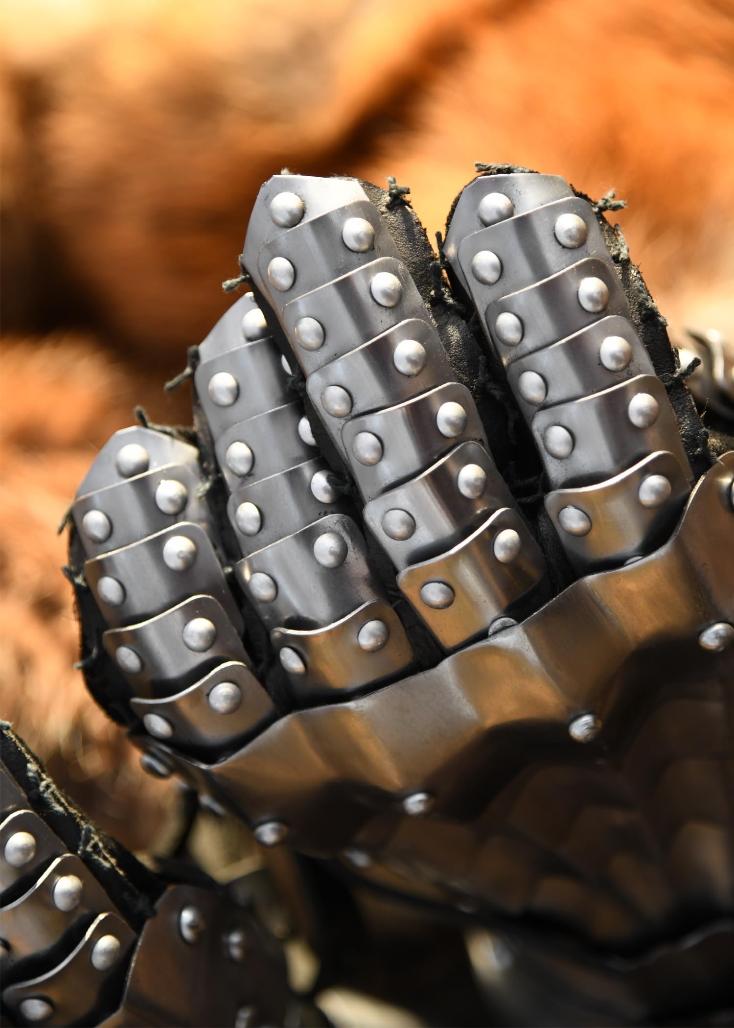 Battle-Merchant Panzerhandschuhe aus 1,3 mm Stahl Größe 9-10