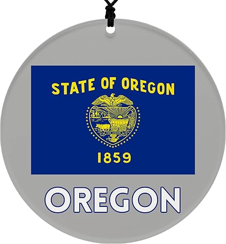 Miniatura 31 de Vermont Christmas Ornament - Festive Design Featuring State Flag - 2026 Hanging Acrylic Disc Decoration for Tree - Unique and Home Decor