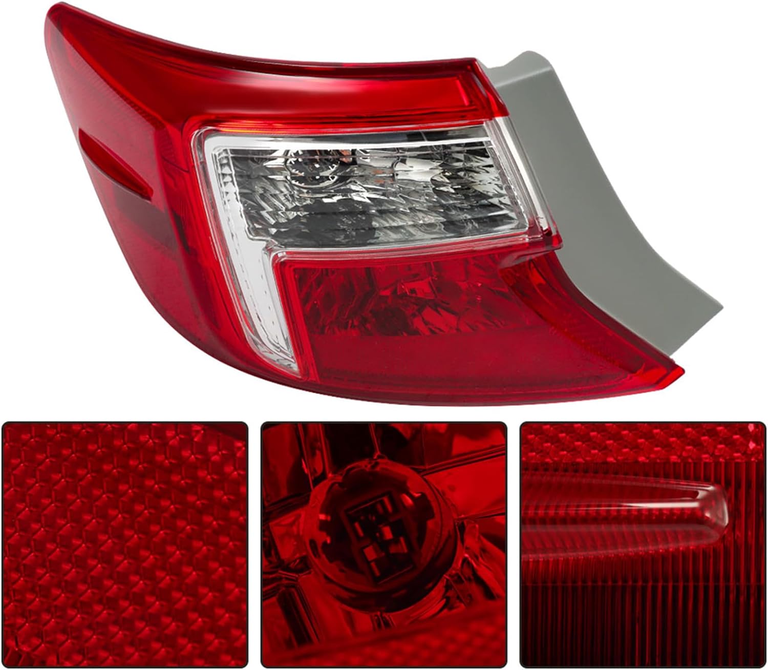 Tail Light Brake Lamps Assembly Replacement for 2012 2013 2014 Camry Driver Left Side Replacement for 8156006470 TO2804114