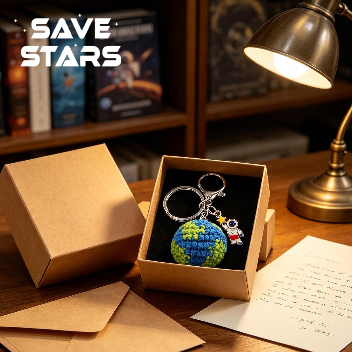 Mary Theme keychain,Astronaut Keychain,Perfect Sci-Fi Themed Keepsake Gift | Astronaut,Earth,Star Charms,Crochet Keychain, Bag Accessory, Bag Charm,Ideal Present for Teen Space and Astronomy Enthusiasts