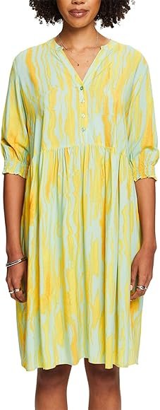 esprit gelbes kleid