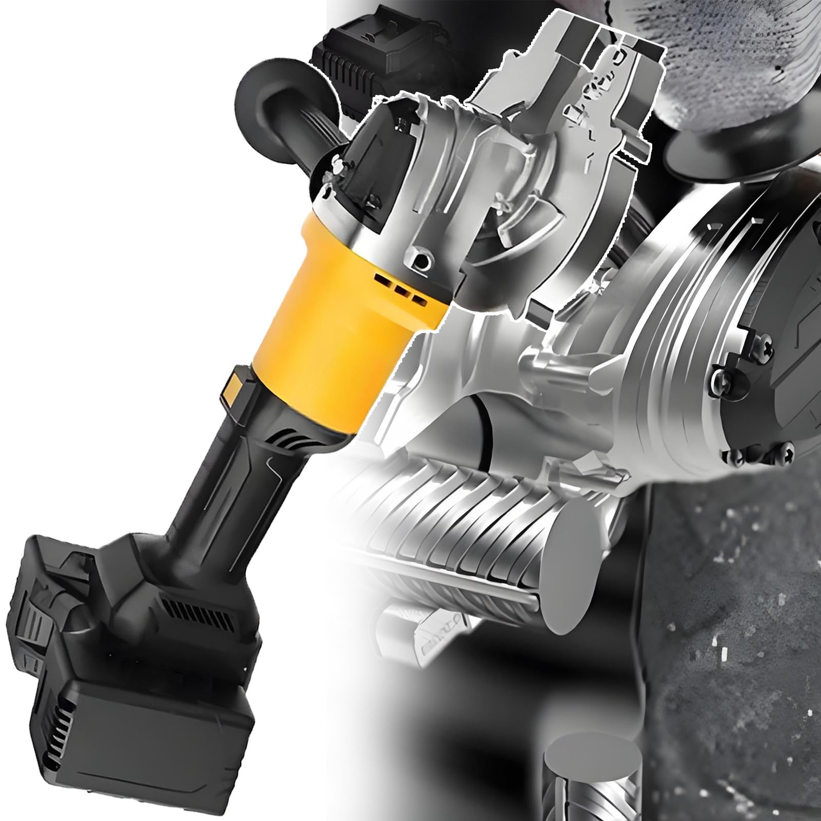 Sierra Cortadora De Varillas Corrugadas En Frío Sin Chispas 2025 - Motor Sin Escobillas De 2000 W/2100 RPM, Diámetro De Corte De 3/5 Cm, para Cortar Barras De Acero Y Metal,Cut5cm